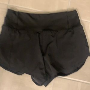 Athleta black running shorts